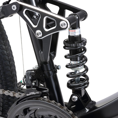 Progear Trail Dual Suspension MTB 26*19" Black Ember