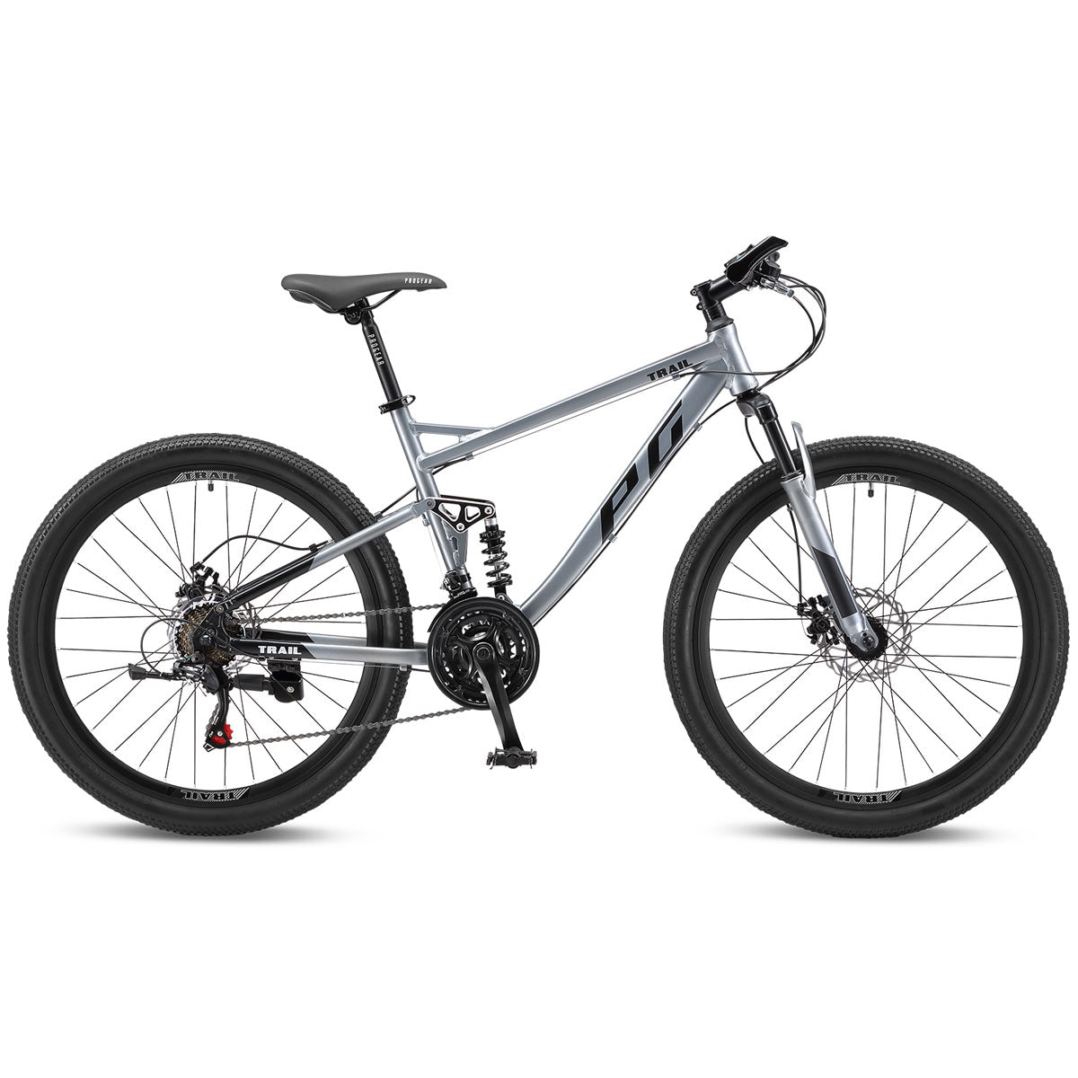 Progear Trail Dual Suspension MTB 26*17" Shadow