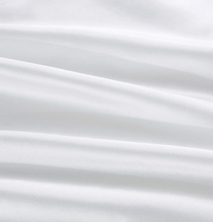 Luxury Pillowcase 2 Pack - 100% Pure Mulberry Silk on Both Sides - White