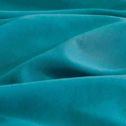 Vintage Washed Microfibre Quilt Cover Set (Teal, Single)
