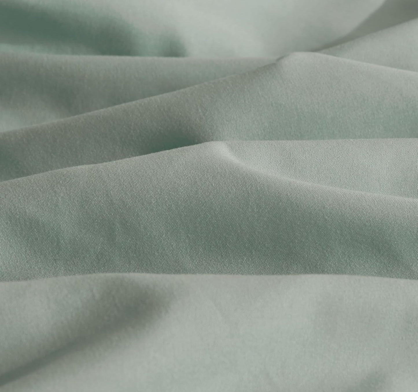 Vintage Washed Microfibre Sheet Set (Sage, Single)