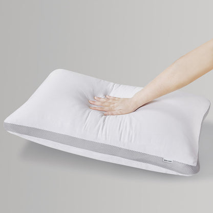 Luxurious Bamboo Cooling Twin Pack Plush Down-Like Pillows