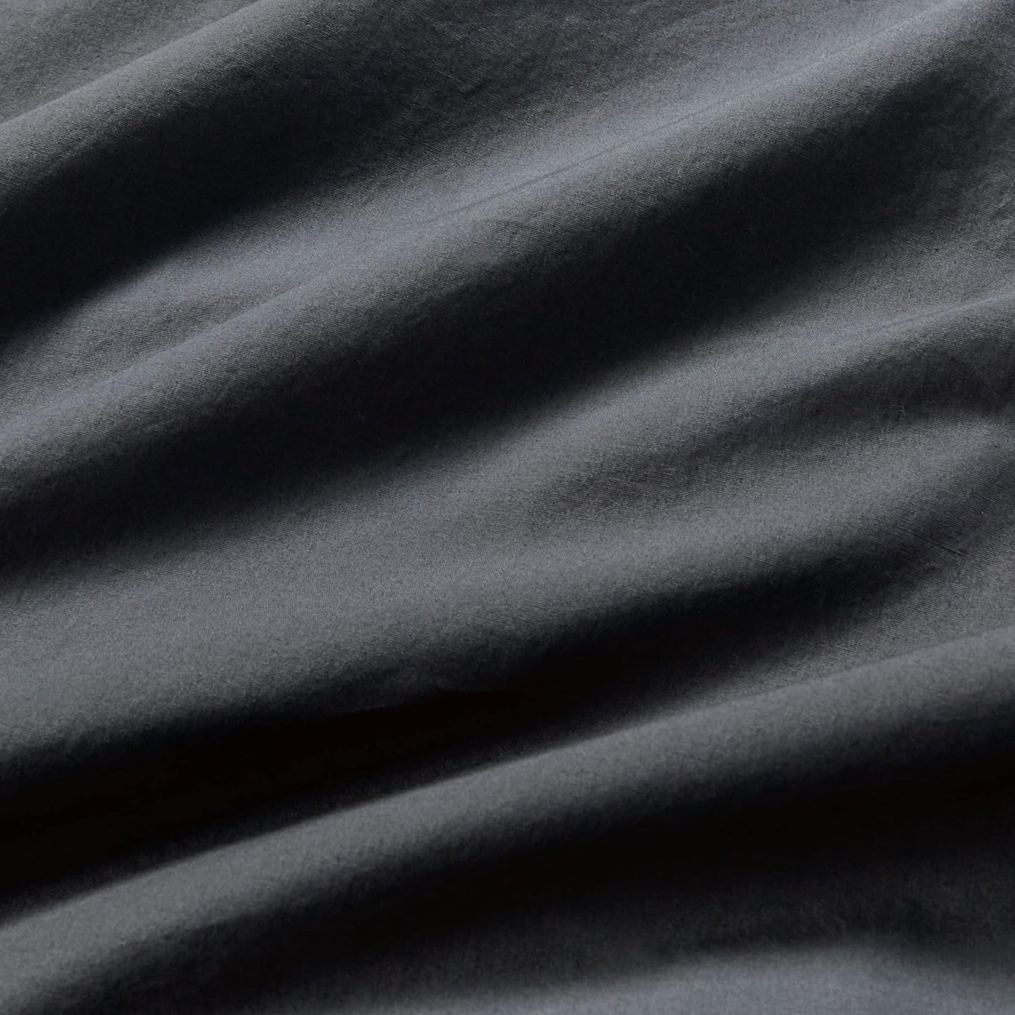 100% Vintage Washed Cotton Fitted Sheet Combo Set – 100% Natural Cotton, Ultra Soft & Breathable – Includes Fitted Sheet & Pillowcases – Machine Washable (Charcoal, Double)