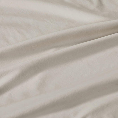 100% Vintage Washed Cotton Fitted Sheet Combo Set – 100% Natural Cotton, Ultra Soft & Breathable – Includes Fitted Sheet & Pillowcases – Machine Washable (Natural, Double)