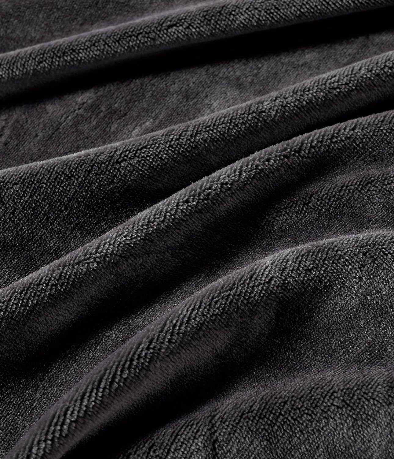 2-in-1 Teddy Sherpa Quilt Cover Set (Double Size - Charcoal)