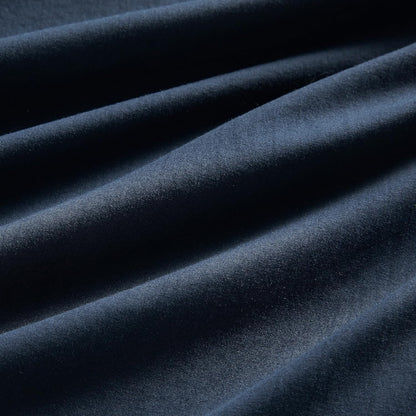 100% Vintage Washed Microfibre Fitted Sheet Set – Ultra Soft & Lightweight All-Season Fitted Sheet with 2 Pillowcases (Navy Blue, Queen Size)