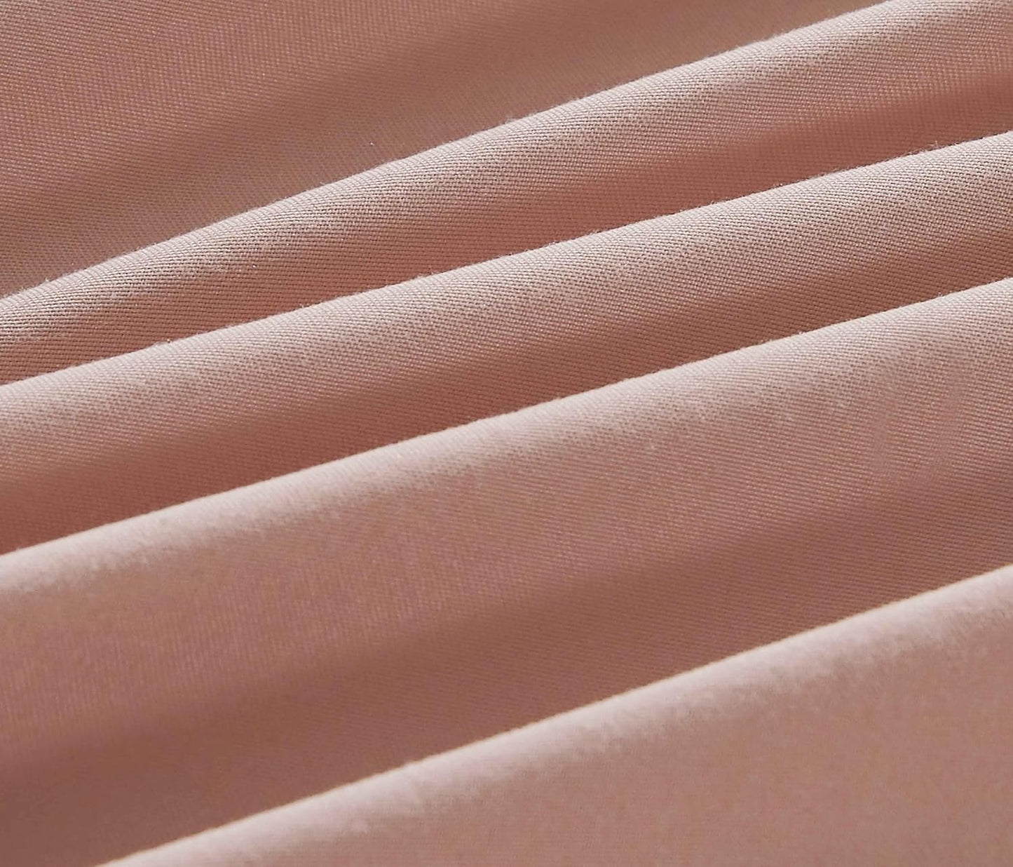 Vintage Washed Microfibre Quilt Cover Set (Pink, Queen)