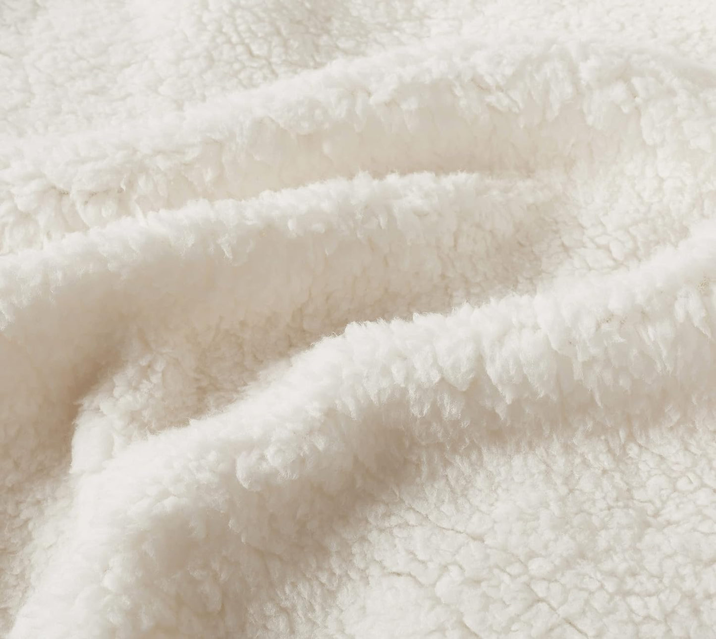 2-in-1 Teddy Sherpa Quilt Cover Set (Queen Size - Charcoal)