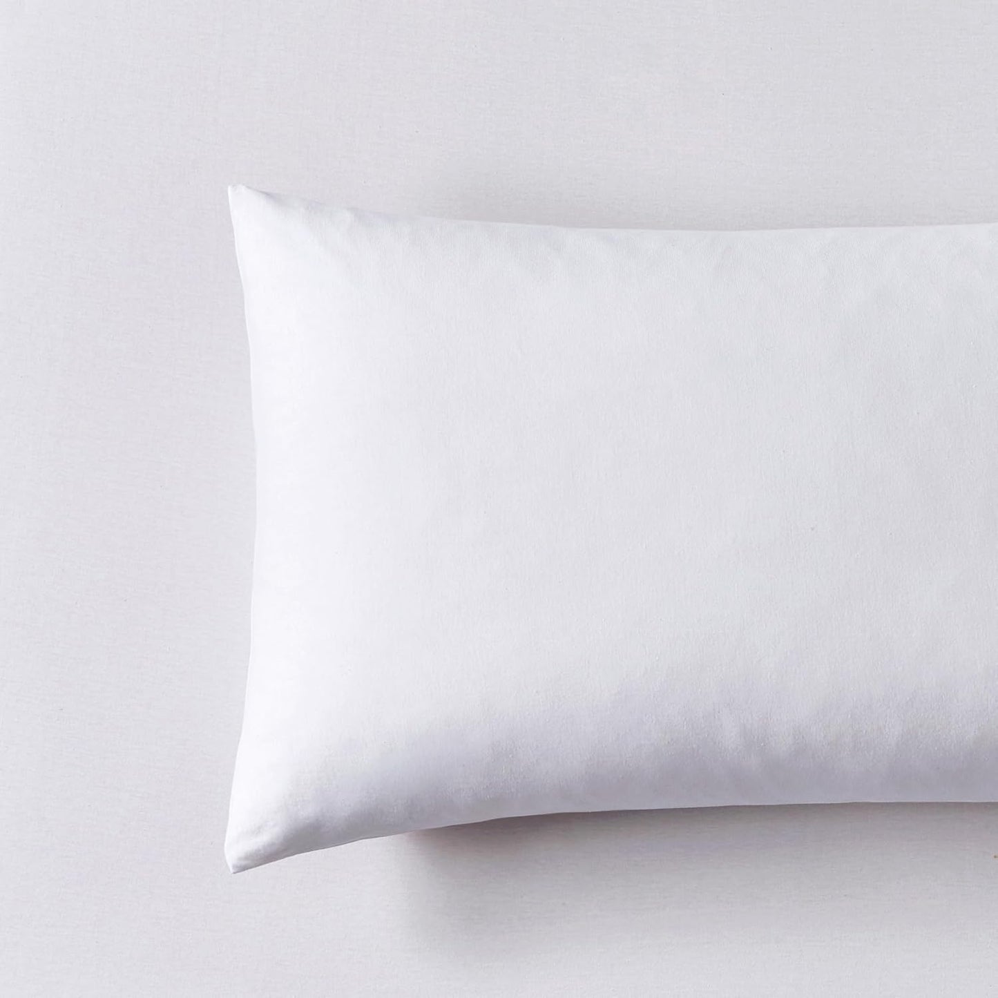 100% Jersey Cotton Quilt Cover Set - White - Queen