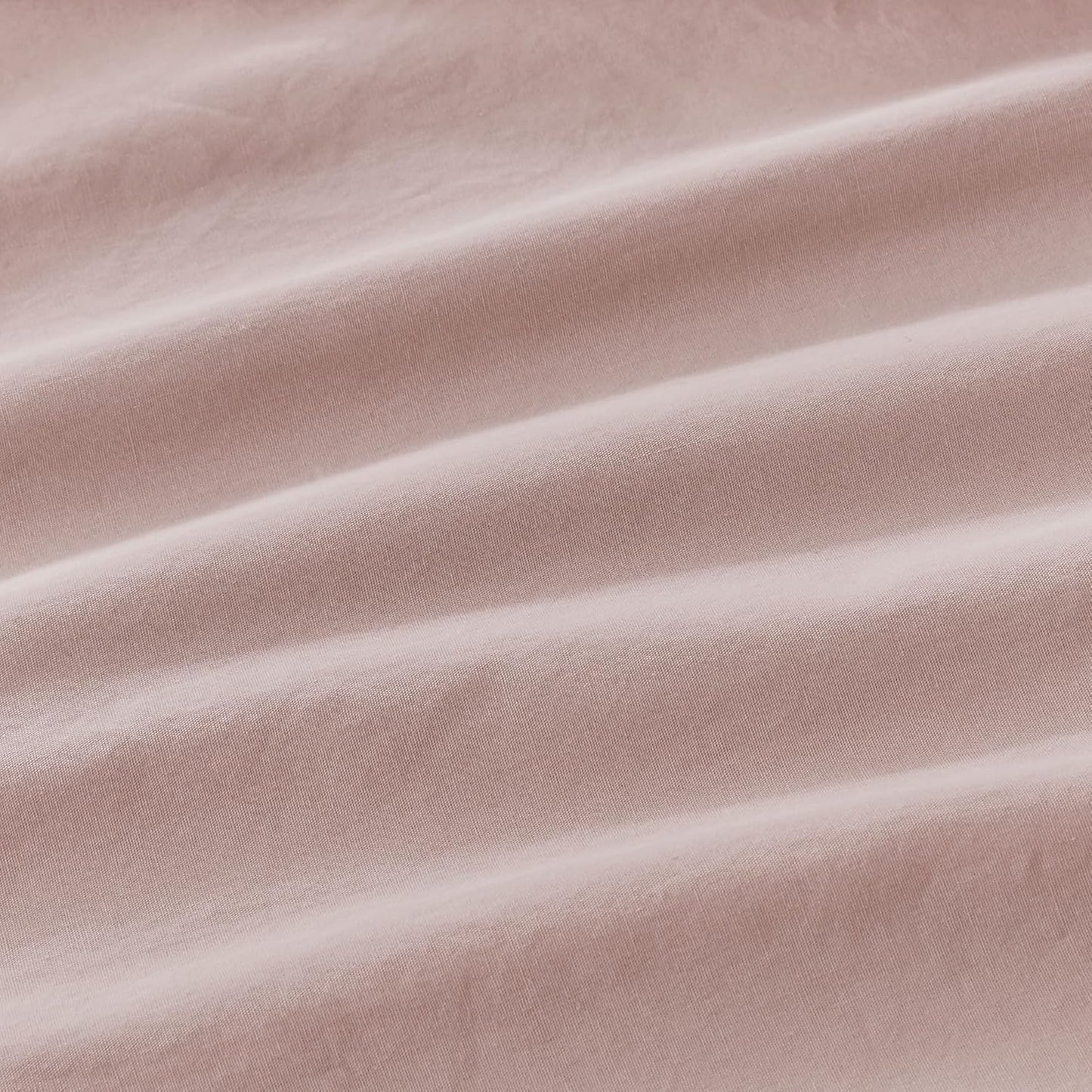 100% Vintage Washed Cotton Fitted Sheet Combo Set – 100% Natural Cotton, Ultra Soft & Breathable – Includes Fitted Sheet & Pillowcases – Machine Washable (Pink, King)