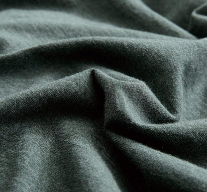 100% Jersey Cotton Quilt Cover Set - Green - King