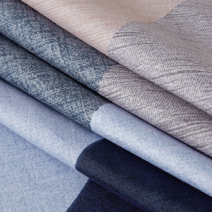 Microfiber Reversible Quilt Cover Set - Jay - King Size