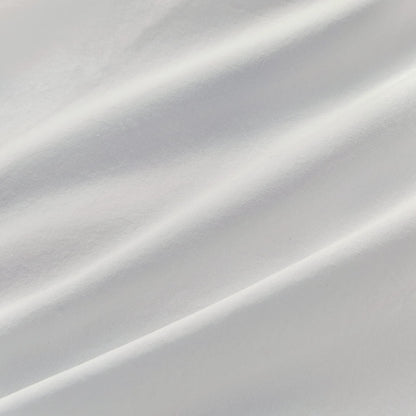 100% Cotton Vintage Washed Bed Quilt Cover Set - White - King Size
