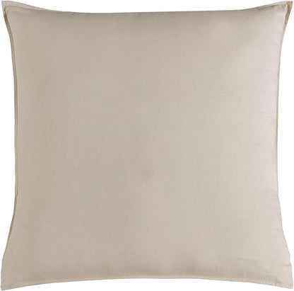 Vintage Washed 100% Cotton European Pillowcase - Luxurious European Pillow Cover - Natural - 1 Pc