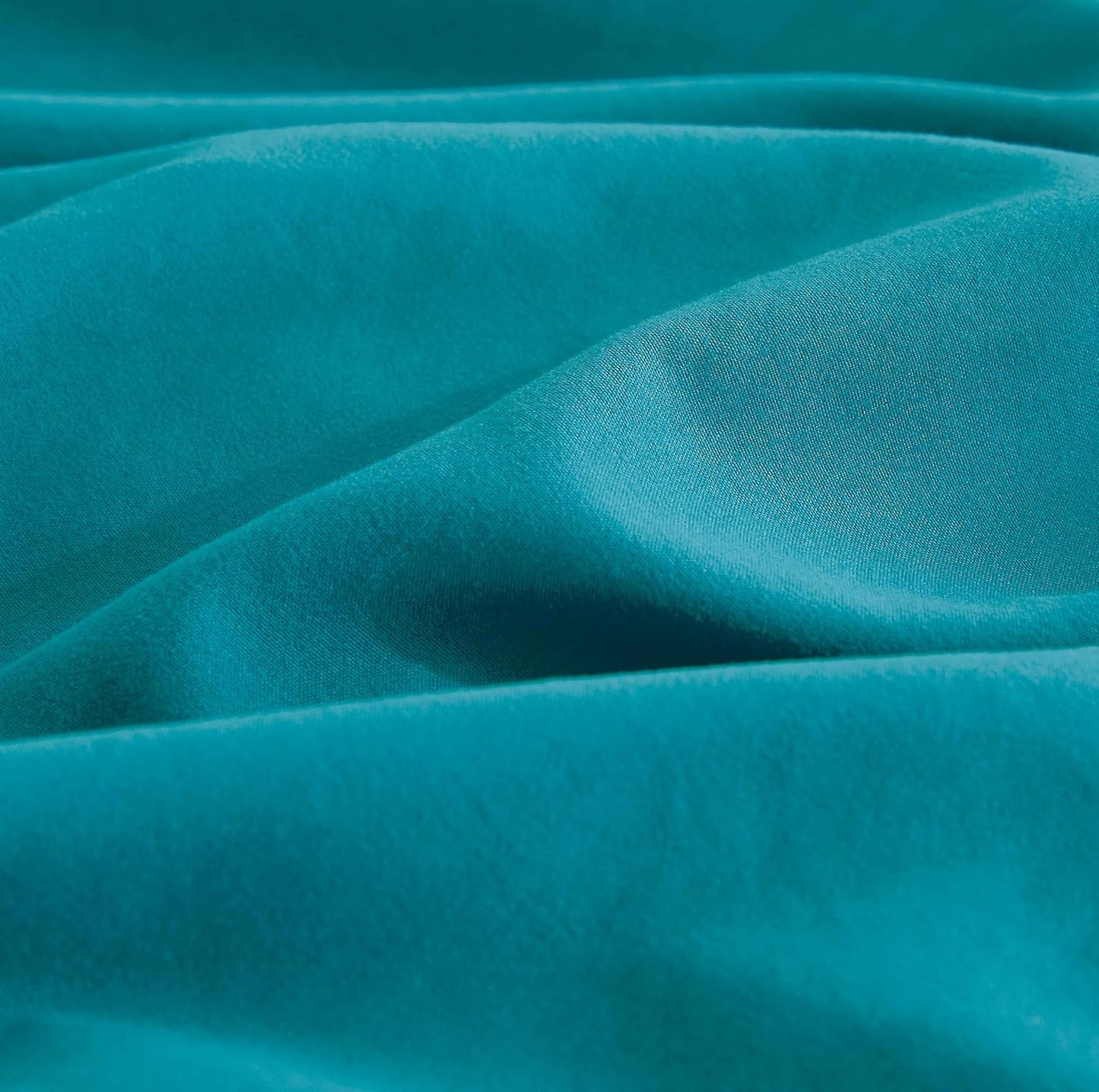 Vintage Washed Microfibre Sheet Set (Teal, King Single)