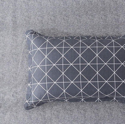 100% Cotton Manhattan Reversible Printed Quilt Cover Set - Super King Size