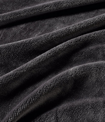 2-in-1 Teddy Sherpa Quilt Cover Set (Charcoal, Super King)