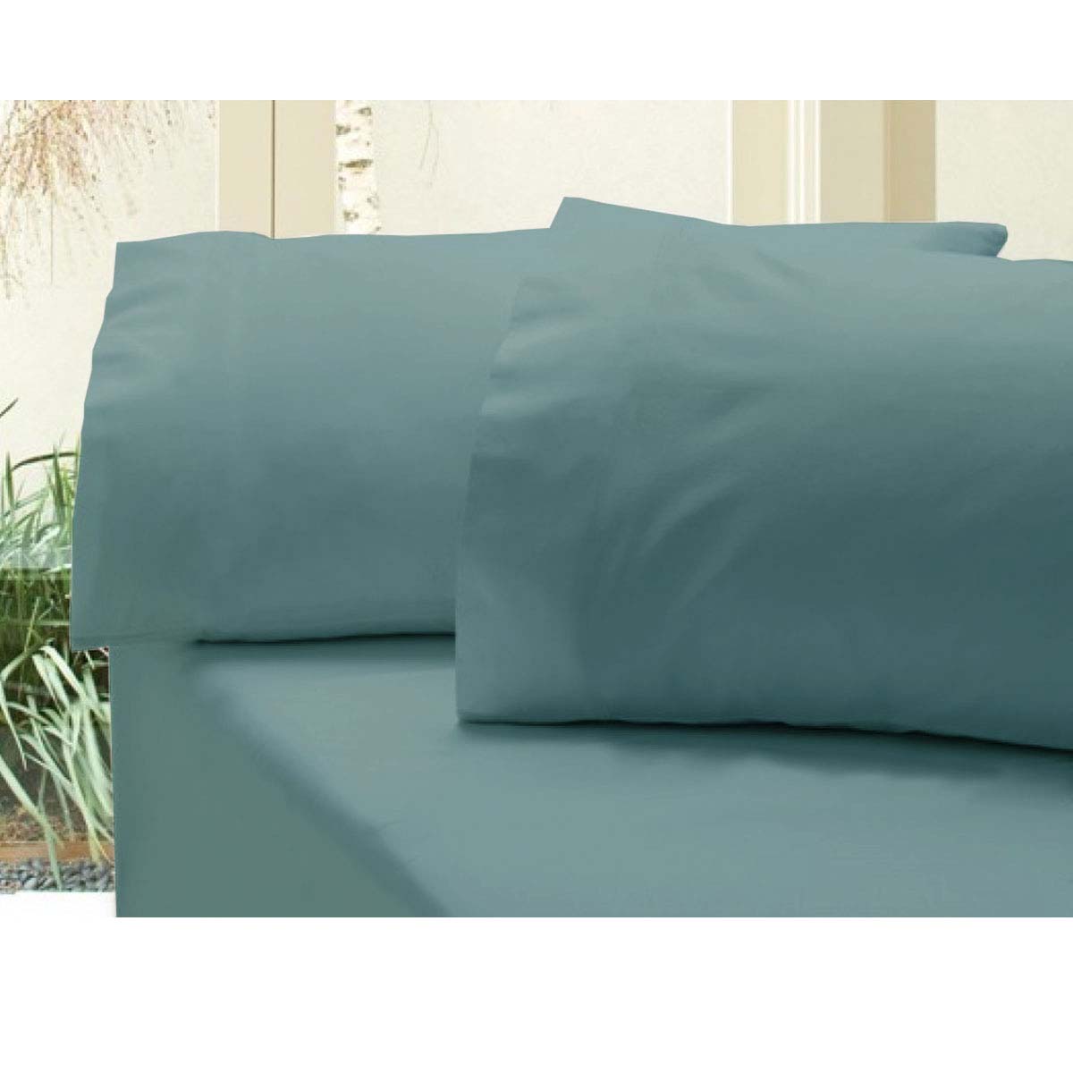 Revive 400TC Cotton Sateen Combo Set King Steel Blue
