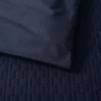 Bianca Burleigh Ink Jacquard Quilt Cover Set Queen