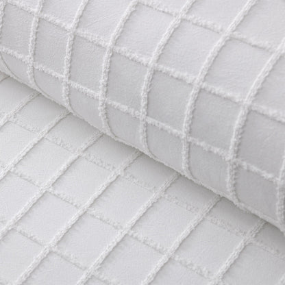 Vintage Design Homewares Parquet White Polyester Cotton Quilt Cover Set Queen