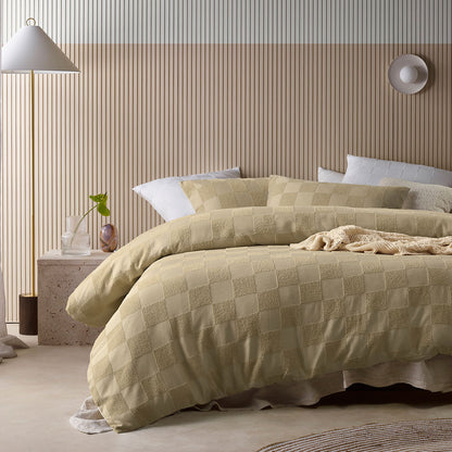 Accessorize Tipo Safari Chenille Quilt Cover Set Double