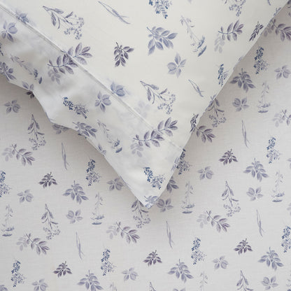Happy Kids Woodland White Cotton Sheet Set Single
