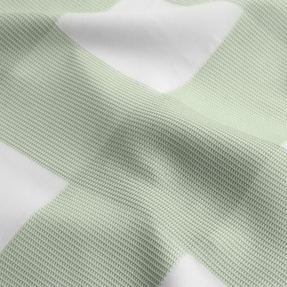 Ardor Ashlea Sage Oversized Waffle Check Quilt Cover Set Queen