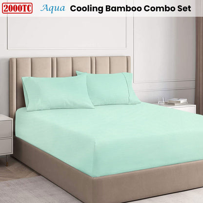 Ramesses Aqua 2000TC Cooling Bamboo Combo Set Single