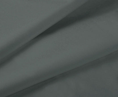 1000TC Ultra Soft Double Size Bed Charcoal Flat & Fitted Sheet Set