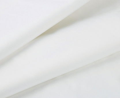 1000TC Ultra Soft King Single Size Bed White Flat & Fitted Sheet Set