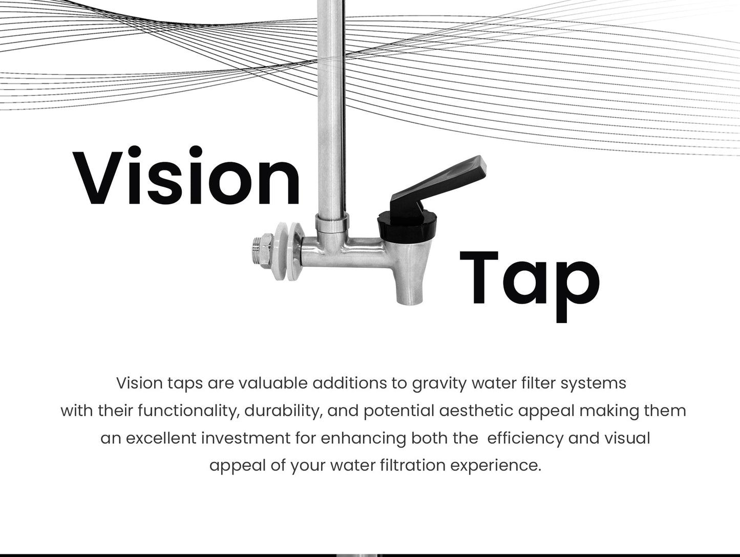 Phoenix Vision Tap- Stainless Steel - 10 inch for 12L System
