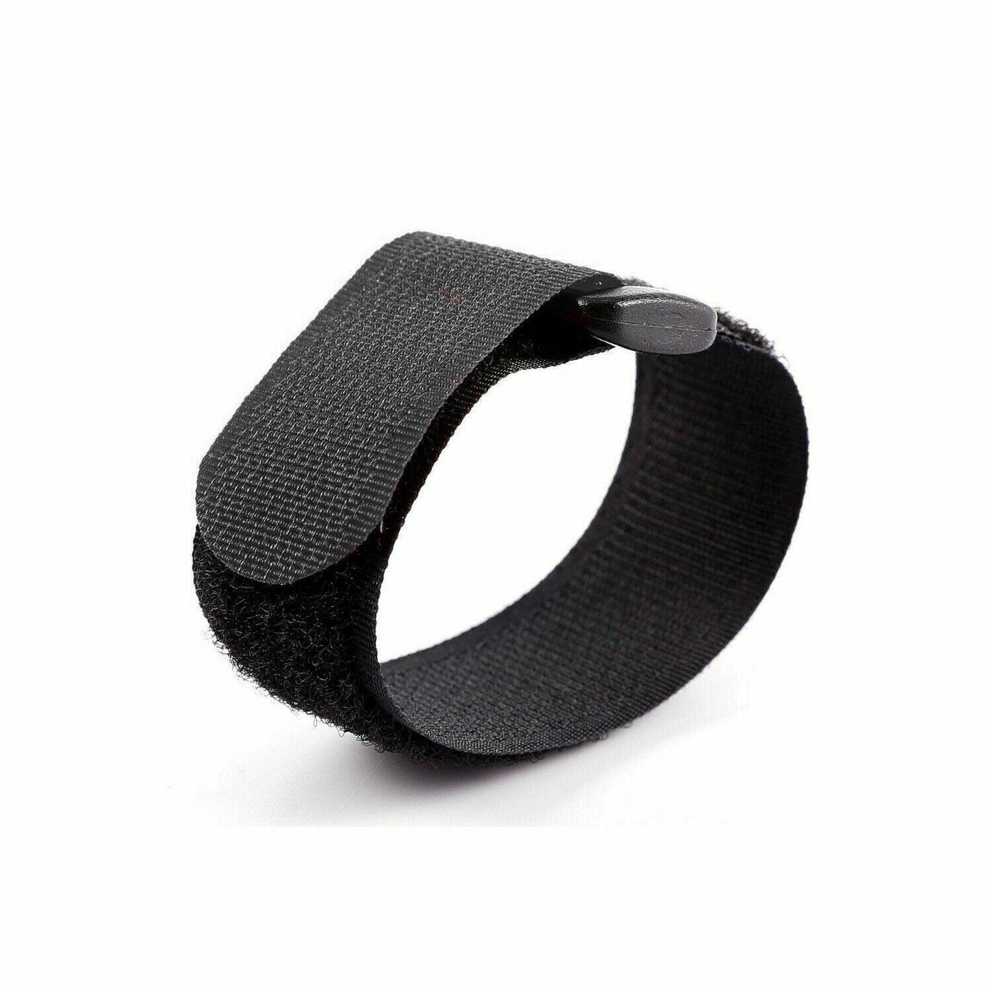Magic Cable Ties Reusable Winder Coded Organiser Cords Hook Loop Black - 20*300mm  20PCS