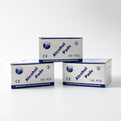 50-1000Pcs Reynard Alcohol Pad Wipes Sterile 75% Medical Ethyl Skin Swabs Au - 100 PCS