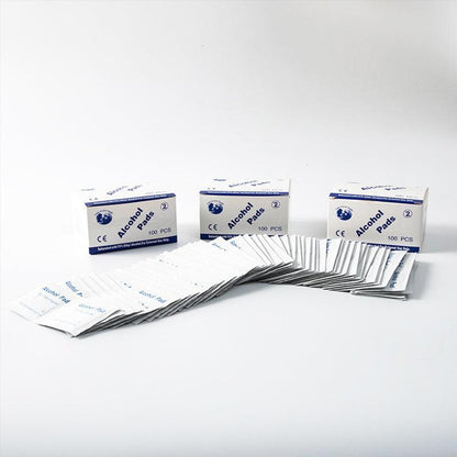 50-1000Pcs Reynard Alcohol Pad Wipes Sterile 75% Medical Ethyl Skin Swabs Au - 100 PCS
