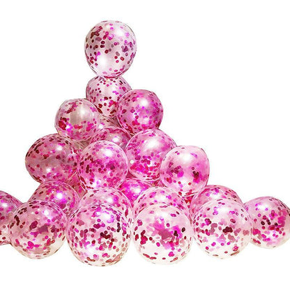 10/100X 30Cm Confetti Glitter Balloons for Party & Wedding - 30cm Rose Gold *10pcs