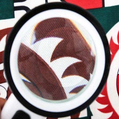 Handheld Magnifying Glass Led Light 30X High Powe Illuminated Magnifier Jumbo