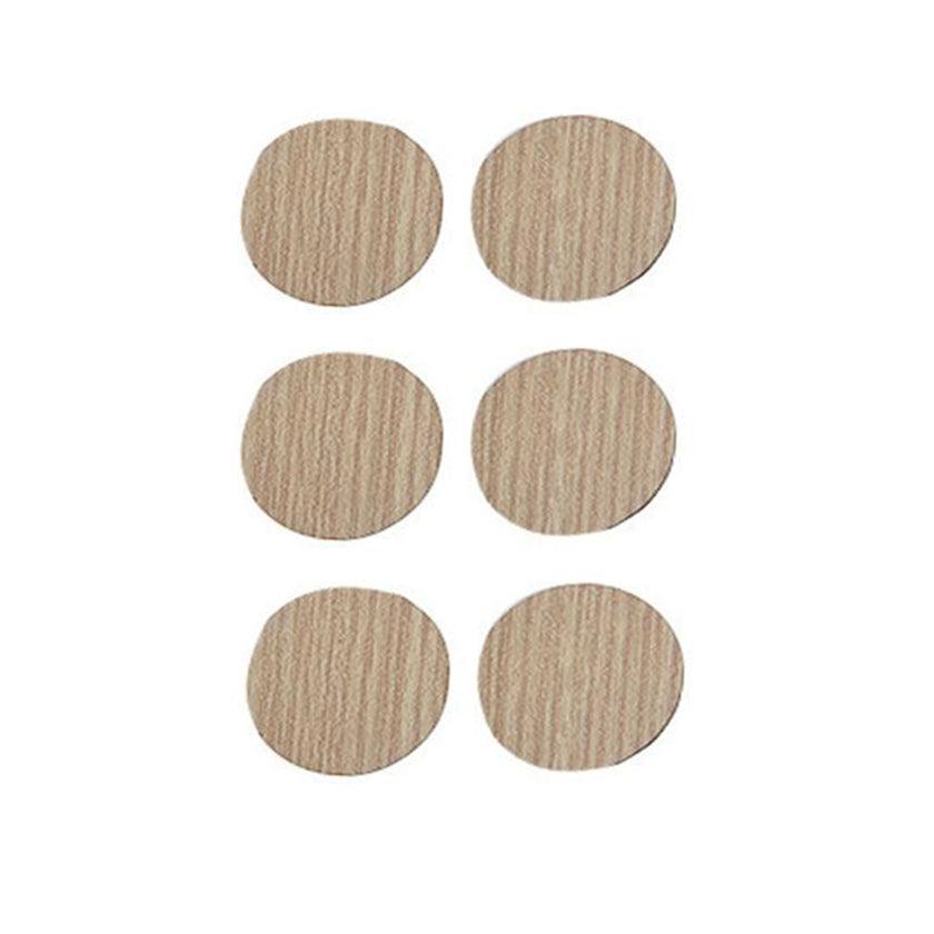 54 X Self Adhesive Decorative Screw Cover Caps Holes Cams Furniture Kitchen 20mm - PC 192