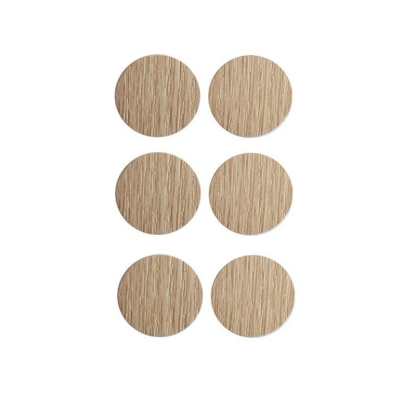 54 X Self Adhesive Decorative Screw Cover Caps Holes Cams Furniture Kitchen 20mm - PC 103