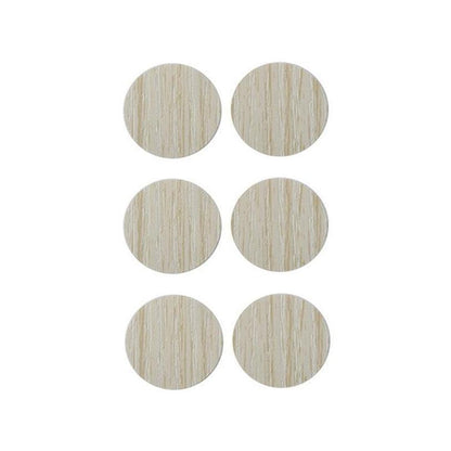 54 X Self Adhesive Decorative Screw Cover Caps Holes Cams Furniture Kitchen 20mm - PC 103