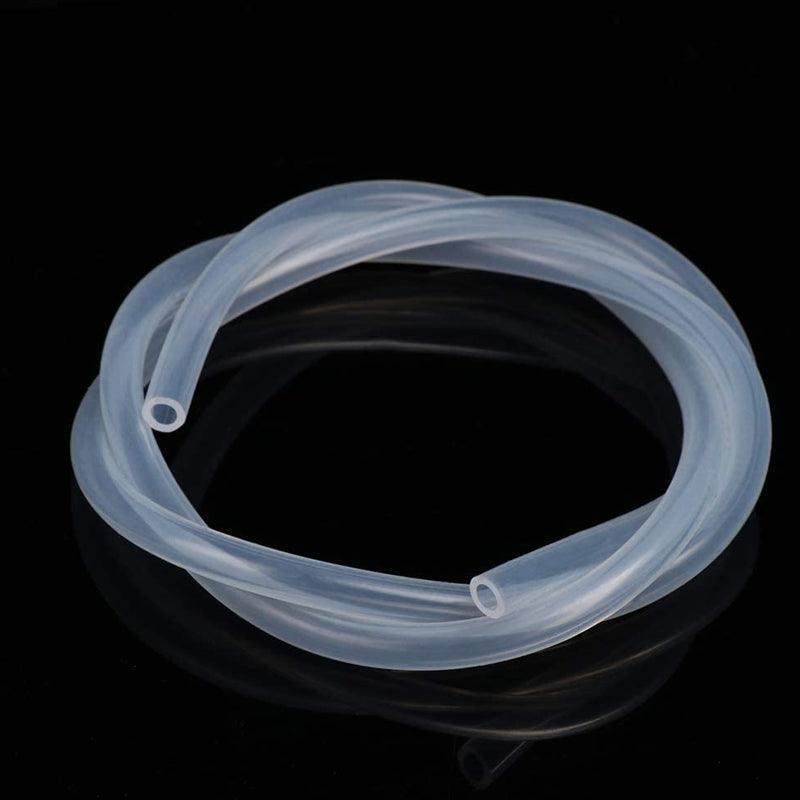 Food Grade Transparent Silicone Rubber Tube Hose Pipe Clear Beer Milk Soft 1M - 5*8mm