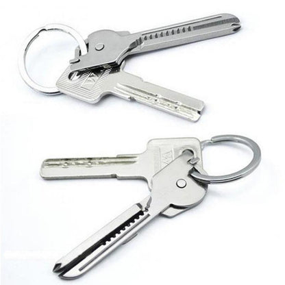 Utili-Key 6 in 1 Key Ring Chain Multi-tool Pocket Knife Screwdriver Swiss Tech
