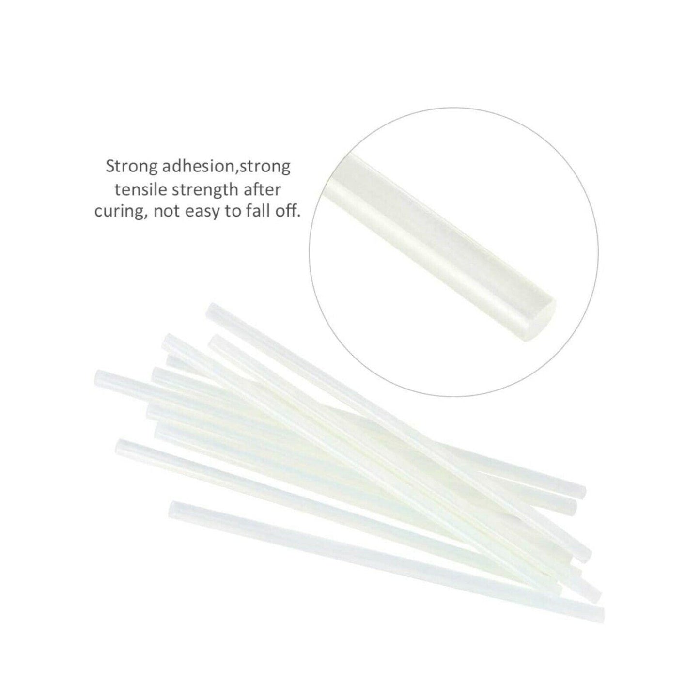Clear Hot Melt Glue Sticks Adhesive Craft Stick for DIY Glue Tool 7mm 11mm - 7mm x 200mm 50pcs