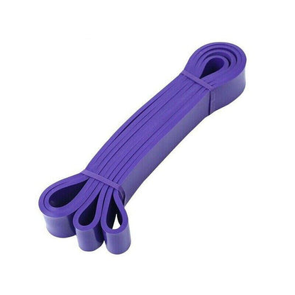 Heavy Duty Resistance Yoga Band Loop Exercise Fitness Workout Band Gym Band - Yellow 5-15 lbs (6.4mm*2080mm)