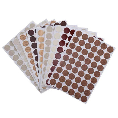 54 X Self Adhesive Decorative Screw Cover Caps Holes Cams Furniture Kitchen 20mm - PC 205