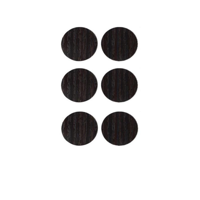 54 X Self Adhesive Decorative Screw Cover Caps Holes Cams Furniture Kitchen 20mm - PC 205