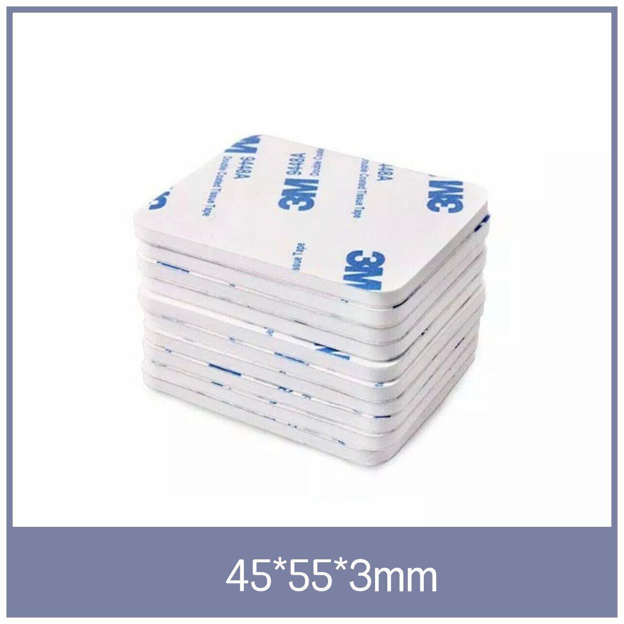 Square 25 x 20 x 3mm 3M Double Sided Foam Sticker Tape Self Adhesive Pads - 8pcs