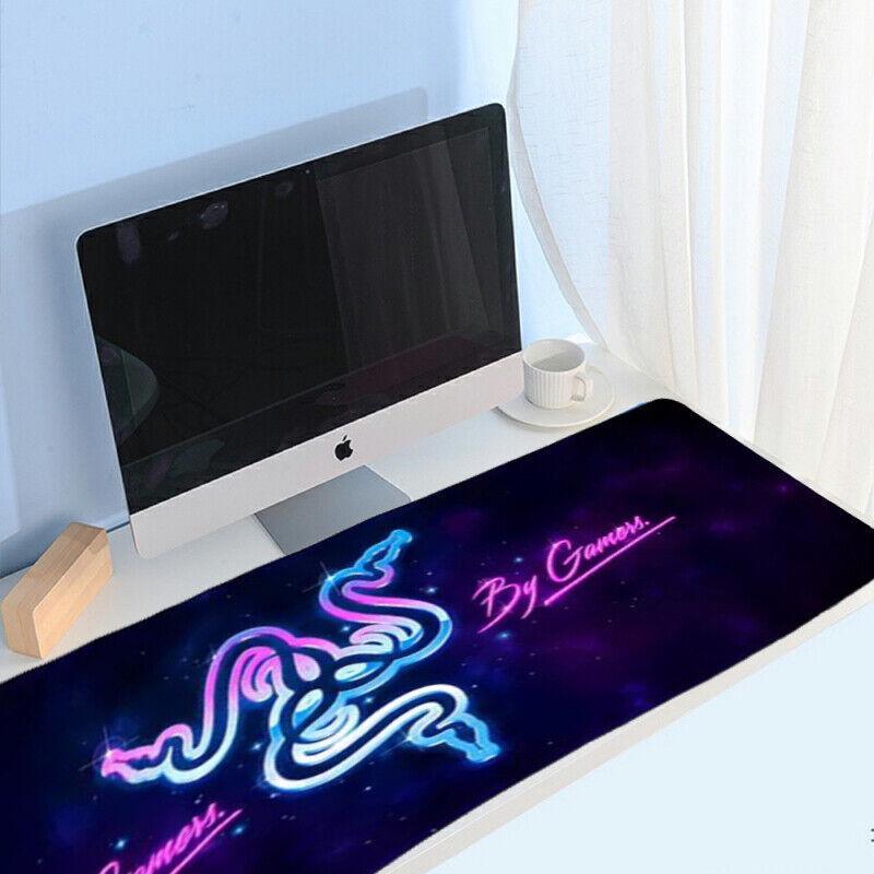 Gaming Keyboard and Mouse Pad Extended Desk Mat 800x300mm Non Slip Base - 02