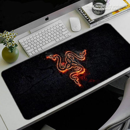 Gaming Keyboard and Mouse Pad Extended Desk Mat 800x300mm Non Slip Base - 08