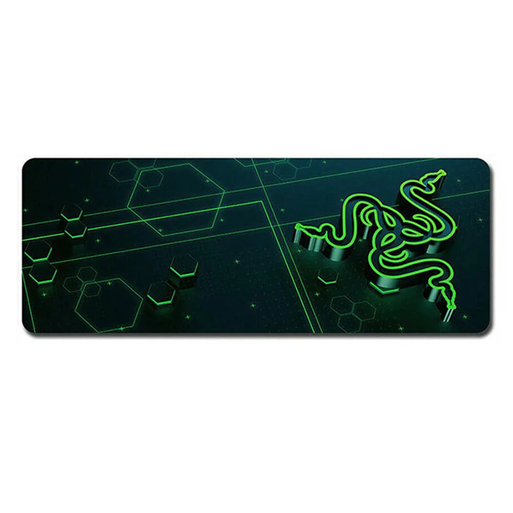 Gaming Keyboard and Mouse Pad Extended Desk Mat 800x300mm Non Slip Base - 15