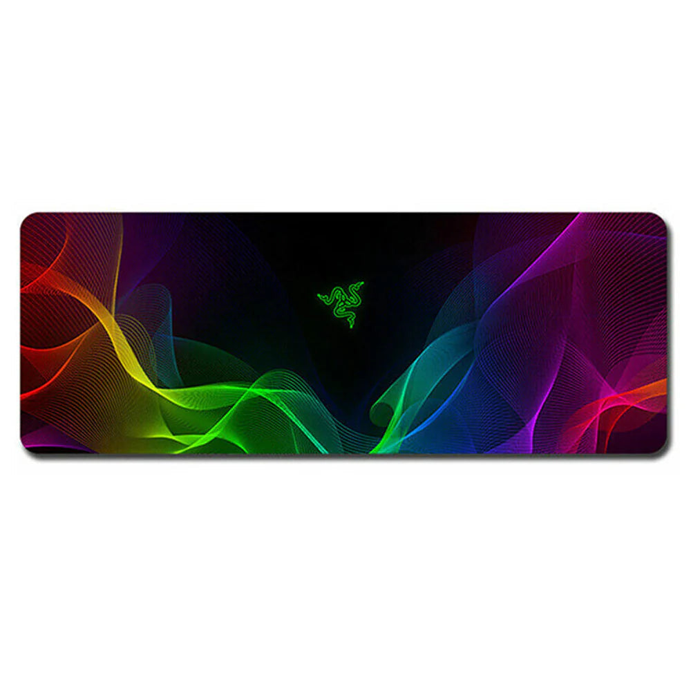 Gaming Keyboard and Mouse Pad Extended Desk Mat 800x300mm Non Slip Base - 18